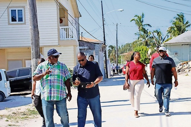 Free National Movement leader Michael Pintard visited Porgy Bay, Bimini on Wednesday where he visited and spoke with persons affected by Sundays fire. He noted that funds should be made available to ensure there is operational fire apparatus on the island, and said that there are citizens willing to volunteer.