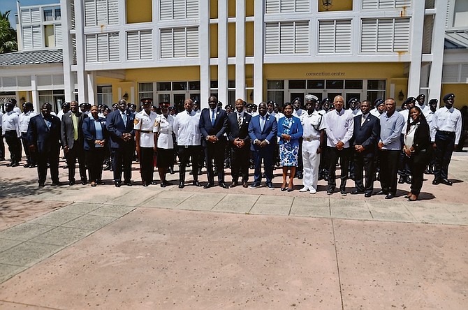 Sixty-four Bahamians are the first cohort of graduates of the Bahamas National Youth Guard programme. Photo: Vandyke Hepburn