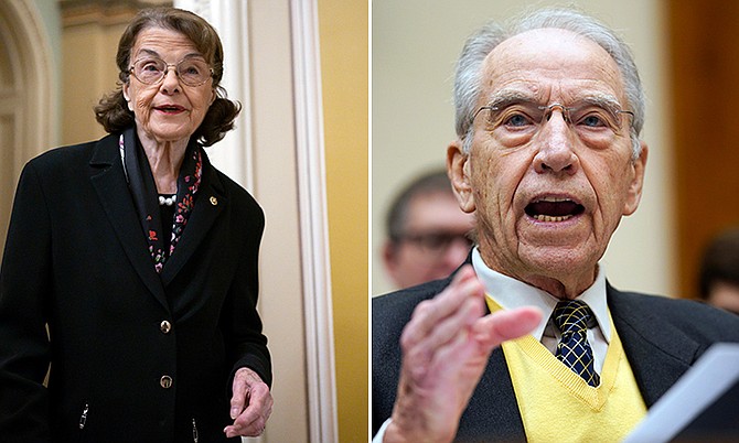 Dianne Feinstein’s lengthy absence due to illness from her post on the Senate Judiciary Committee is stalling President Joe Biden’s plans to install federal judges, meanwhile Iowa GOP Senator Chuck Grassley, at 89, says he will run again in 2026 when he will be 95.