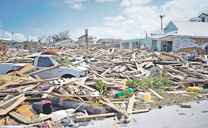 SCENES of devastation in Abaco after Hurricane Dorian.
