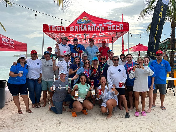 WINNERS show off their awards at the Regattas in The Abacos 2023, which officially set sail on Sunday.