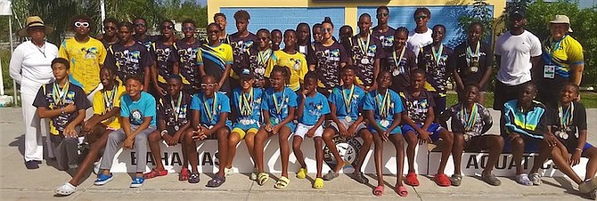 THE Grand Bahama Lucayans, behind the top performance from Marvin Johnson, came and conquered the swimming competition at the sixth Bahamas Games.
