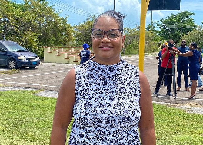 Terneille Burrows announced yesterday she would run for office in the Elizabeth constituency in the 2026 general election. Photo: Lynaire Munnings