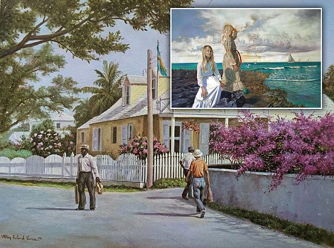 Paintings by Alton Lowe depicting the different life experiences - highlighting the contrasts we see and live each day.