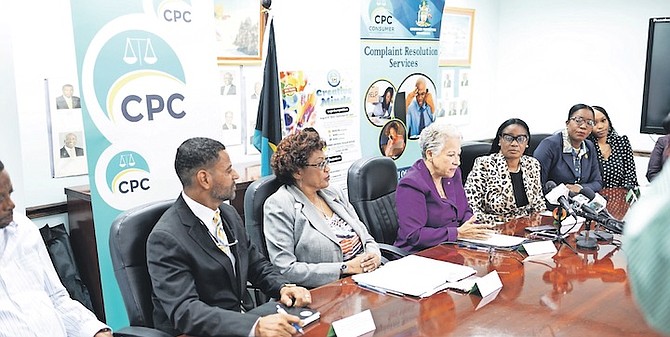 EDUCATION Minister Glenys Hanna Martin is working with the Consumer Protection Commission (CPC) to offer students a reward to produce the winning logo design for the CPC.
Photo: Moise Amisial