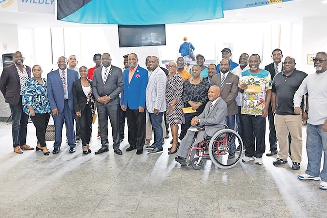 YOUTH, Sports & Culture Minister Mario Bowleg announced that $2.8m has been allocated for Junkanoo events. He said $736,000 in seed money would be shared among groups. Photo: Moise Amisial