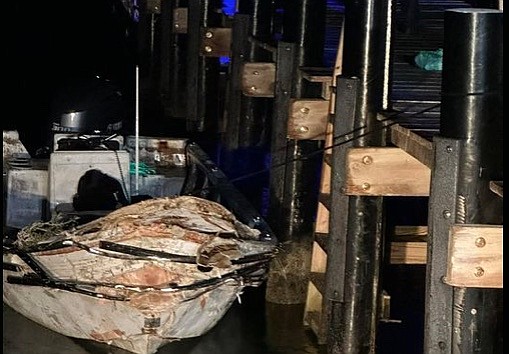 ONE man is dead and another nine were flown to Nassau for medical treatment when a 27 foot boat carrying 19 workers struck a reef in Abaco on Friday night.