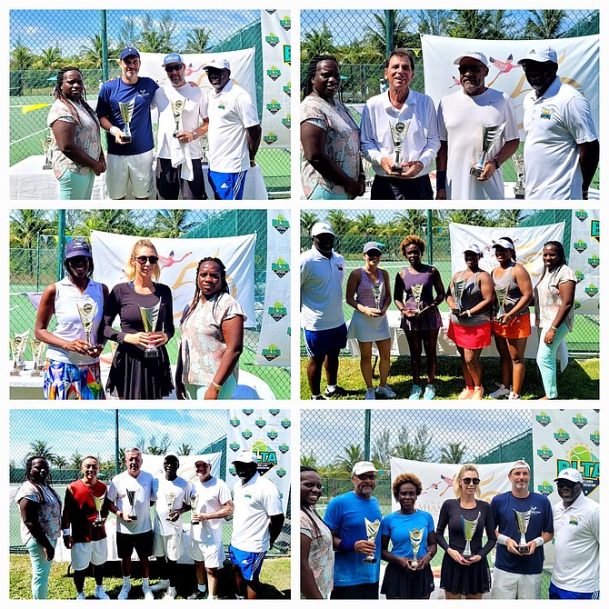 WINNERS UNITE: The 2023 Bahamas Lawn Tennis Association Senior Nationals wrapped up this past weekend with the newest champions crowned.