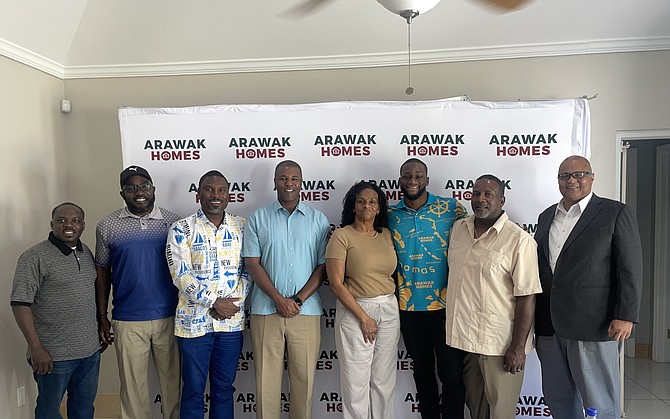 SHOW OF SUPPORT: Arawak Homes Limited has made the decision to sponsor triple jumper Kaiwan Culmer, the company’s site supervisor, on his quest to qualify for the 2024 Paris Olympics.