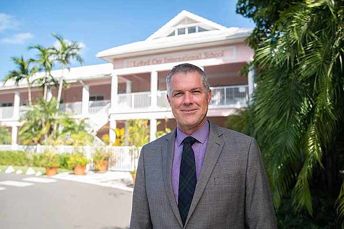 DAVID MINDORFF, the principal of the Lyford Cay International School.