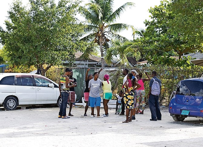 Residents of the Kool Acres and All Saints Way shanty towns.
Photo: Moise Amisial