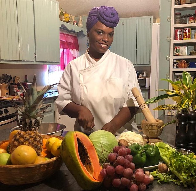 Chef Amunet, also known as Tesha Fritz-Eneas, has found a recipe for success in coaching students of Akhepran International Academy for the Bahamas Young Chef Competitions.