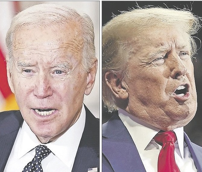 PRESIDENT Joe Biden and former President Donald Trump head the class of competitors for the next American elections. As the GOP struggles to find an alternative to Trump, Biden faces questions of health and age.
