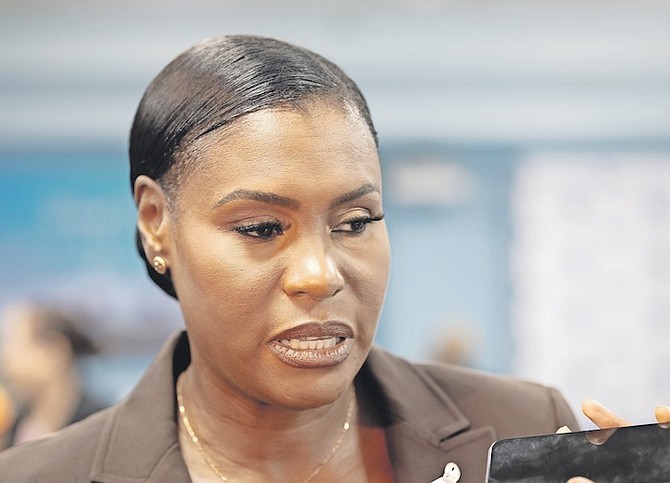 PUBLIC Service and Labour Minister Pia Glover-Rolle.