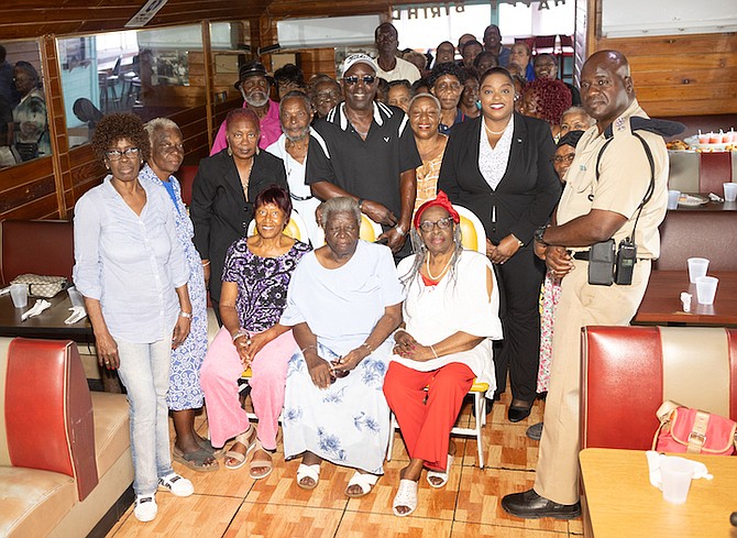40 senior citizens were treated to a day out in town by State Minister for Urban Renewal Lisa Rahming.
Photos: Moise Amisial