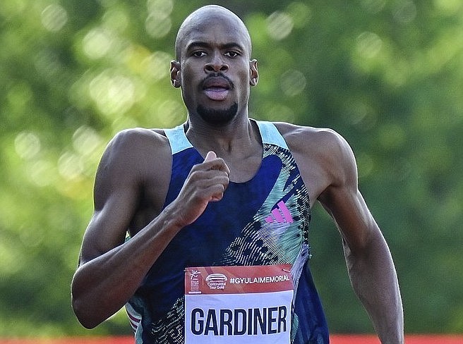 CRUISE CONTROL: Reigning Olympic 400 metre champion Steven Gardiner ran a world-lead- ing time of 31.78 seconds to win the men’s 300 metres over the weekend at the South Carolina Invitational at the University of South Carolina. (AP)