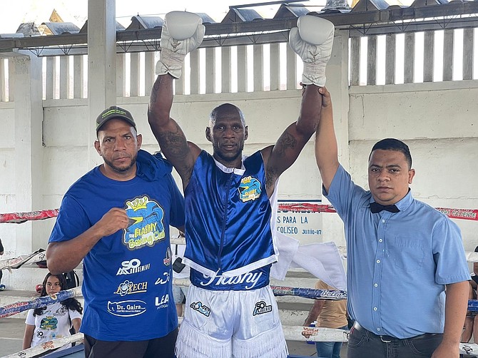 UNDEFEATED: Professional boxer Carl Hield has picked up his fifth straight win to improve to a 5-0-0 (win/loss/draw record) after defeating Colombia’s Emilio Julio over the weekend.