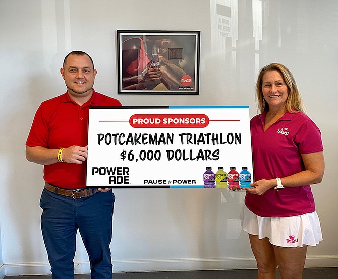 CARIBBEAN Bottling Company (CBC) is the presenting sponsor of the 11th Bahamas Alliance for Animal Rights & Kindness Potcakeman Triathlon for the 10th time with sport drink “Powerade”.