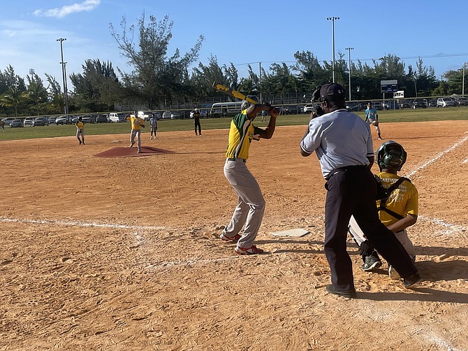 ONE WIN AWAY: The CH Reeves Raptors, CV Bethel Stingrays (boys and girls) and SC McPherson Sharks all won the first game of their best-of-three championship series yesterday at the Baillou Hills Sporting Complex. Photo: Tenajh Sweeting/Tribune Staff