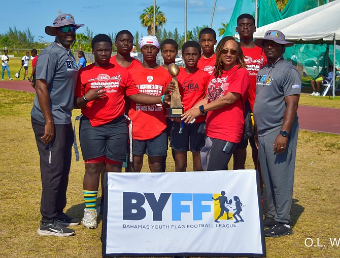 THE ST Augustine’s College (SAC) under-14 and over 14 teams secured championship victories against the Queen’s College Comets and Kingsway Academy Saints respectively.