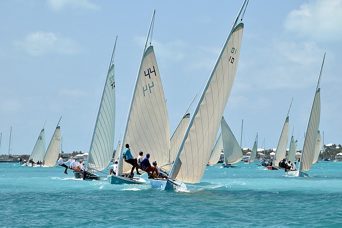 The Exuma National Family Island Regatta -- Cup Race for Class C and E Boats, Wednesday, April 24, 2024 in George Town. Photos by Patrick Hanna/BIS