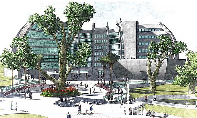The design for the Central Bank project.