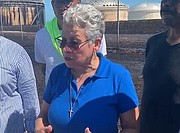 PLP Hurricane Relief Committee co-chair Glenys Hanna Martin calls for the government to prioritise the remediation of the oil spill at Star Oil, underscoring environmental and public health risks.
