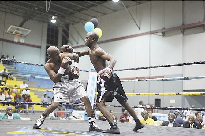 Meacher Major 'Pain' vs Martin 'Iron First' Anderson, of Jamaica.   