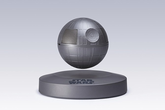 That’s no moon . . . it’s a Death Star levitating speaker.