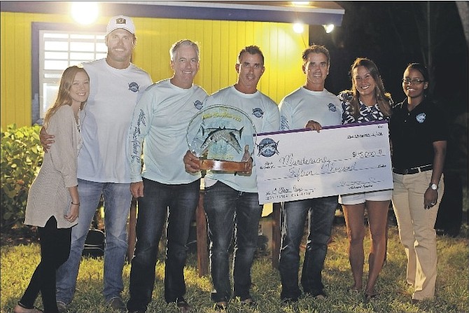 Team Murderized celebrate victory at Wahoo Smackdown VIII in Bimini last month.