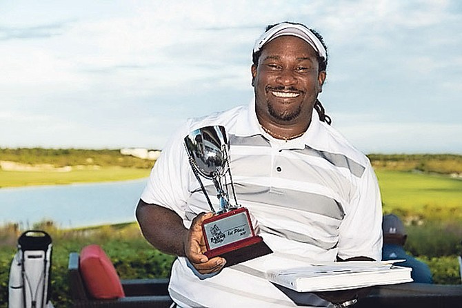 Ural Pratt with his Sands Beer Cup trophy.