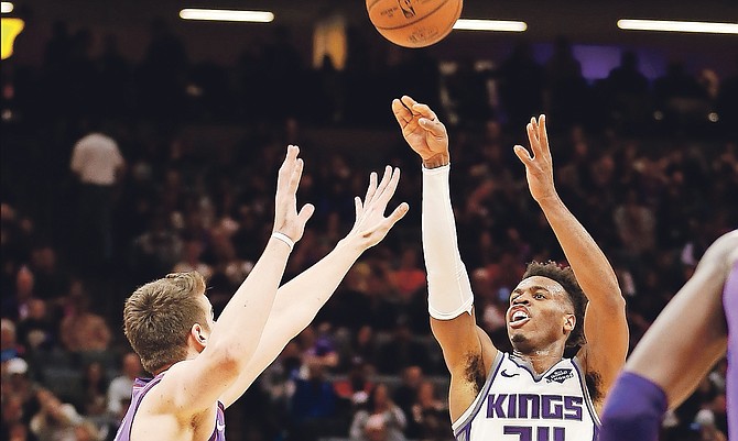 Buddy Hield in action. (AP)