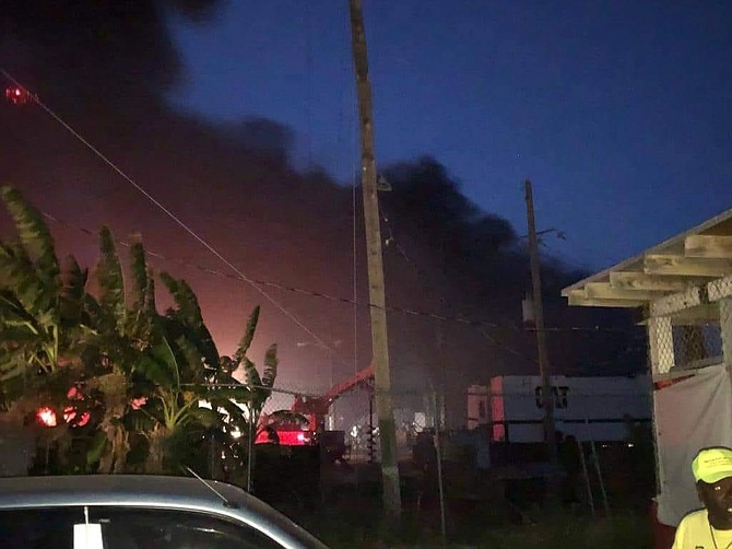 VIDEO: Bimini in darkness as fire hits BPL facility | The Tribune