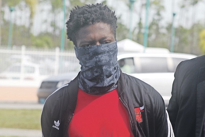 DEONTAY Outten outside court yesterday. Photo: Vandyke Hepburn