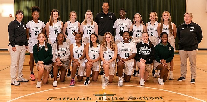 REGIONAL TITLE: The Tallulah Falls varsity girls’ basketball team, which includes several Bahamian student athletes, has won the Regional Tournament title.