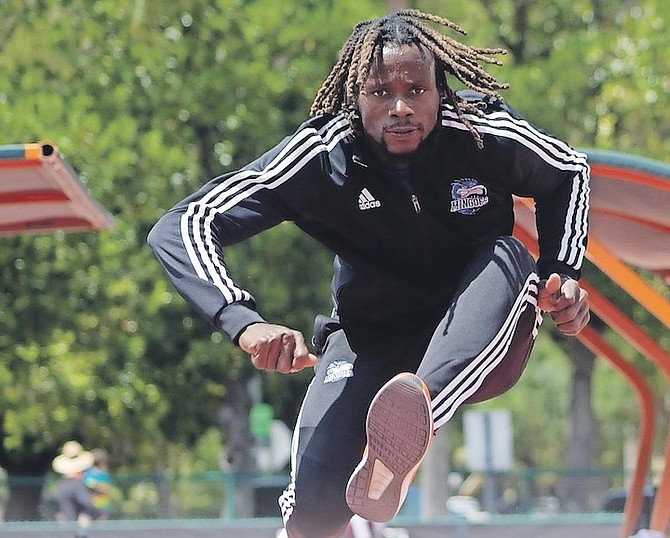 KENDRICK Thompson pictured in action.