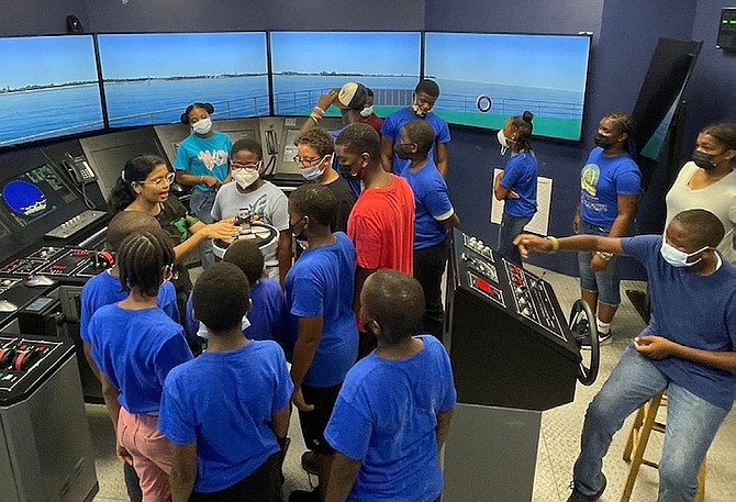 A Disney Cruise Line sponsored Summer Camp with activities and lessons was held on the LJM Maritime Academy Maritime Cay campus. This consisted of functionally designed spaces outfitted with cutting-edge technology, equipment and tools such as simulators which the camp participants particularly enjoyed.