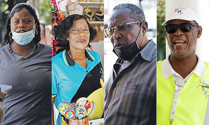 KAREN GAITOR, JACKIE GLINTON, FELTON ROLLE AND CARSON HEPBURN. PHOTOS: AUSTIN FERNANDER