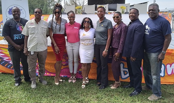 A NUMBER of businesses were on hand on Wednesday in the Cultural Village in the eastern parking lot of the Thomas A Robinson National Stadium where they came on board as partners with the Local Organising Committee for the CARIFTA Games, scheduled for April 7-11.