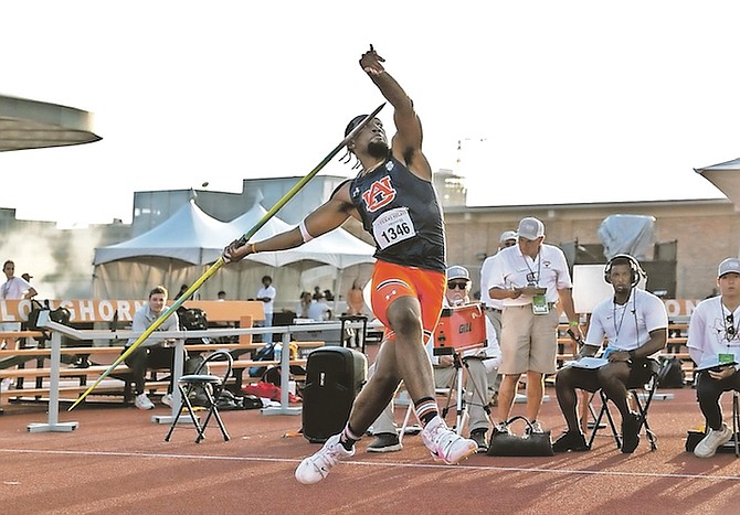 KEYSHAWN Strachan in action.