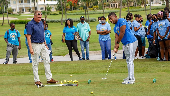 TEE-OFF THIS SUNDAY: The 21st annual Duke of Edinburgh Cup, the Bahamas’ semifinals of the Charity Golf Tournament, is all set for Sunday at the Ocean Golf Club on Paradise Island.