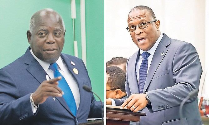 PRIME Minister Philip “Brave” Davis and Opposition Leader Michael Pintard. (File photos)