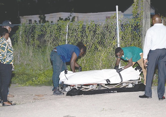 A RESIDENT of the area near Peter Street was gunned down last night, becoming the country’s 54th murder victim of the year. Chief Supt Chrislyn Skippings expressed frustration, but said, “We will continue to be resolute, we will continue to patrol, we’re actually going to beef up more patrols in this area.”
Photo: Moise Amisial