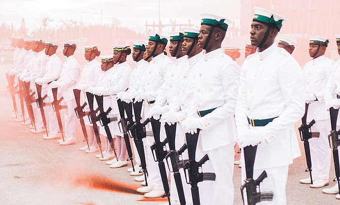 RBDF officers pictured earlier this year.