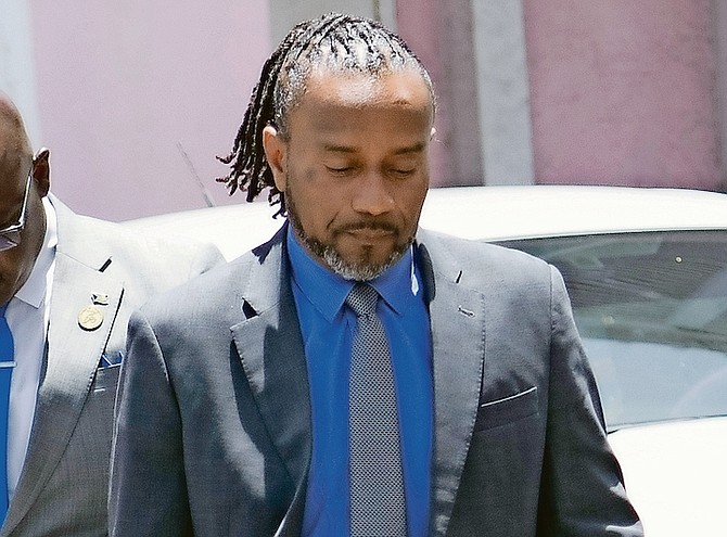 North Abaco MP Kirk Cornish outside court on Wednesday.
Photo: Jay Phoenix