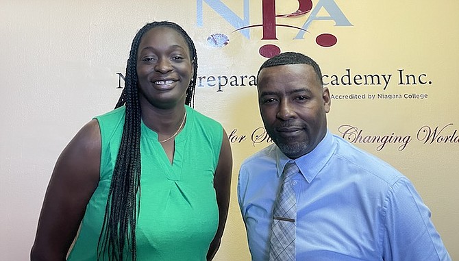 PASSING THE TORCH: Walteia Rolle, the first Bahamian to be drafted to the WNBA, joins the Noble Preparatory Academy coaching staff for the women’s basketball programme.