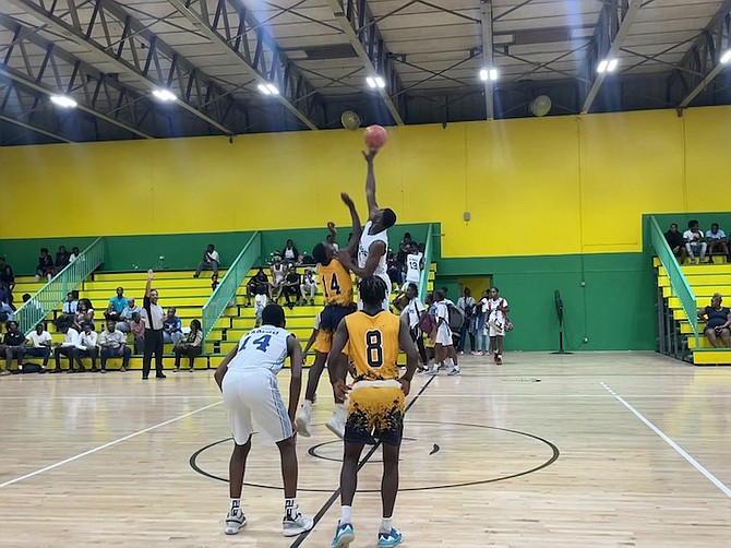 SEASON OPENER: The CI Gibson Rattlers senior boys and girls’ basketball teams got back into action in hopes of defending their respective titles for this season in the Government Secondary Schools Sports Association (GSSSA). 
Photo: Tenajh Sweeting/Tribune Staff