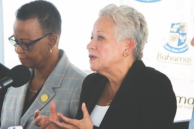 Education Minister Glenys Hanna-Martin.