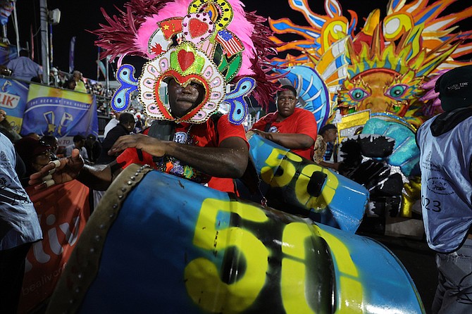 Music Makers on Bay Street during the Boxing Day Parade. Photo: Dante Carrer