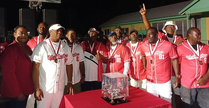 SILENT Partner owners and crew celebrate their Best-of-the-Best Regatta victory over the weekend.